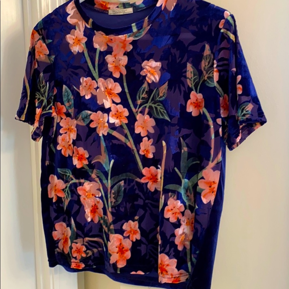 Velvet zara shirt purchased in Japan